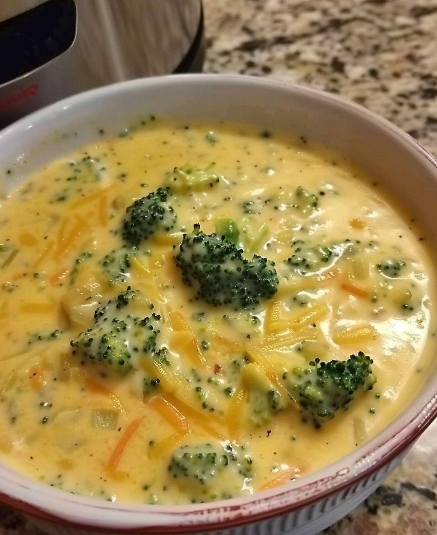 Creamy Broccoli Cheese Soup 