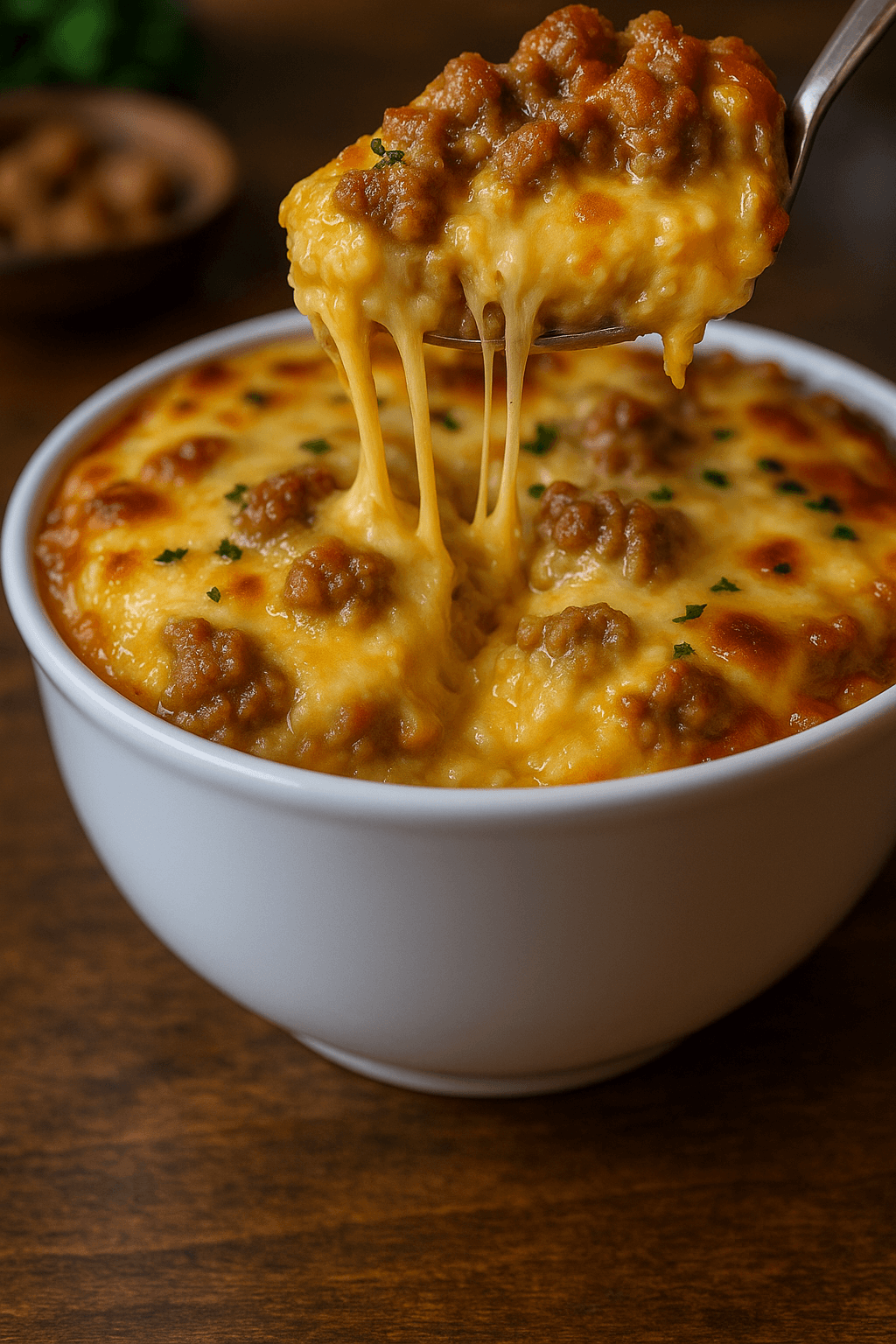 Sausage, Egg, and Cream Cheese Hashbrown Casserole 