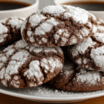 Easy Mocha Chocolate Crinkle Cookies
