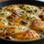 Asiago Chicken with Mustard Cream Sauce