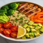 High-Protein Quinoa Chicken Power Bowl