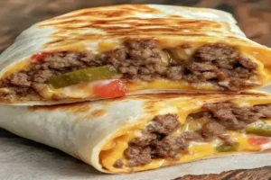 Air Fryer Cheeseburger Wraps – Crispy & Melty Beef Wrap Recipe