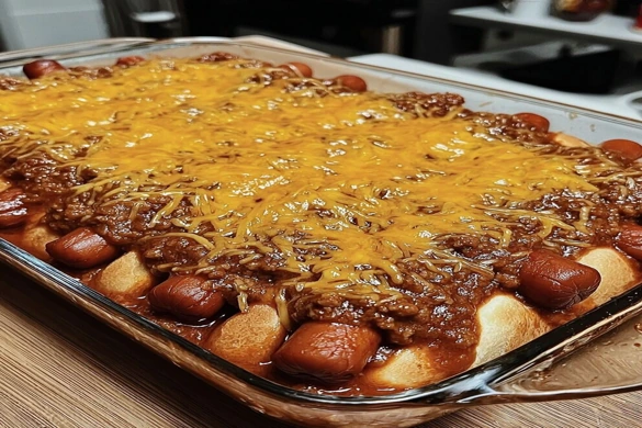 Chili Cheese Dog Casserole Recipe – 7 Cheesy Comfort Layers You’ll Love