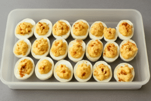 Creamy Deviled Eggs Recipe - Classic Tangy Appetizer