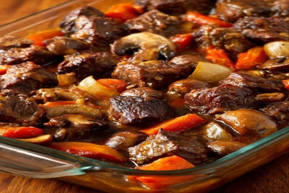 Beef and Mushroom Stew | Oven-Baked Comfort