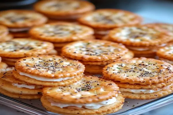 Baked Ritz Sandwiches – 7 Irresistible Cheesy Party Bites