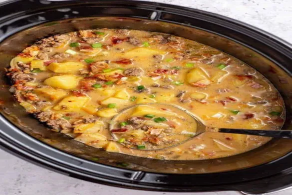 10 Best Slow Cooker Creamy Potato Bacon Soup Recipes | Cozy Comfort Food Idea