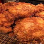 Southern Fried Chicken Batter with golden crispy coating