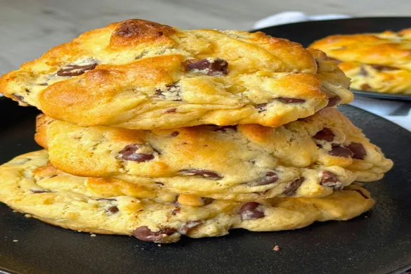 Thick and Molten Chocolate Chip Cookies | Gooey Bakery-Style Treat