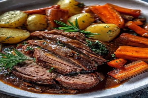 pot roast with potatoes and carrots
