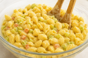 Creamy Pasta Salad Recipe – Amish Style Summer Favorite
