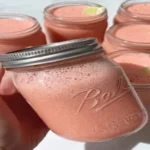Backporch Punch in mason jars with lime garnish