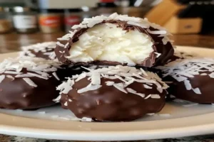 Dark Chocolate Coconut Truffles – Easy 3-Ingredient Dessert Recipe