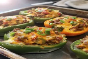 Easy Stuffed Bell Peppers – Flavorful and Cheesy Weeknight Dinner
