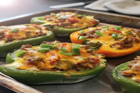 Easy Stuffed Bell Peppers – Flavorful and Cheesy Weeknight Dinner