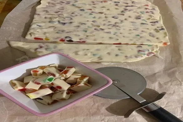 Four Ingredient Nougat Bars – Easy Holiday Treat Recipe