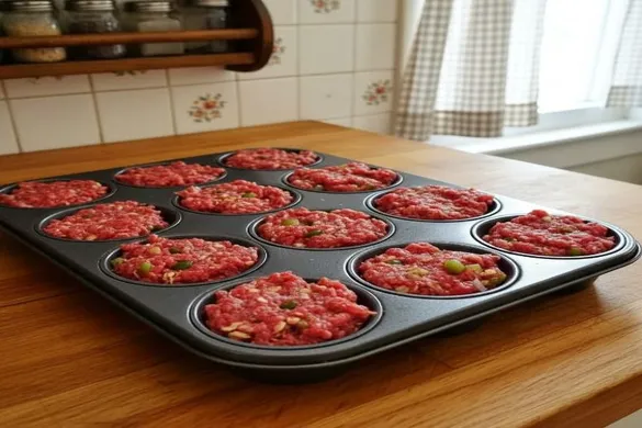 Mini Meatloaf Muffins – Easy Cheesy Taco-Inspired Dinner